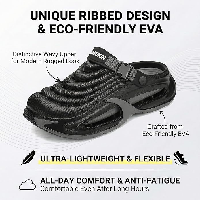 Beach Closed Toe Non-slip Thick Bottom Slip-on Slippers