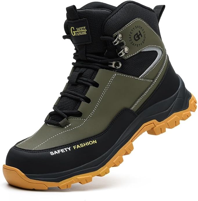Men’s Waterproof Steel Toe Work Boots