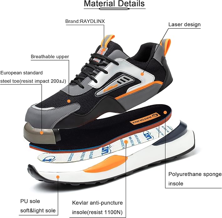 Breathable Safety Work Shoes